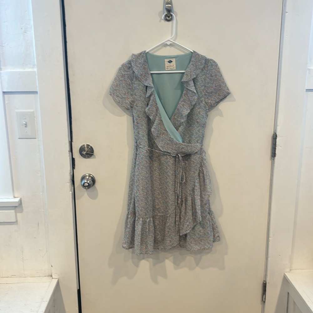 Sadie Robertson Wild Blue floral sundress.